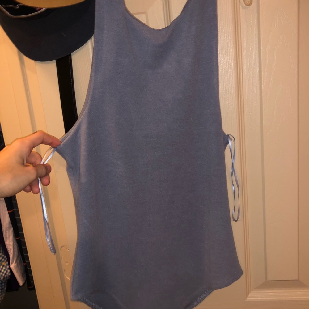 Sky blue bodysuit